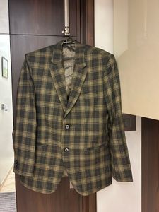 Heritage check blazer