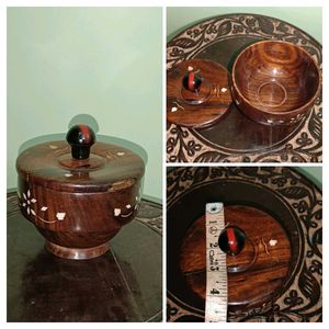 New Handcrafted Wooden Decorative Bowl
