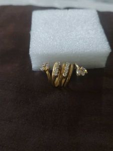 Stunning Gold-Tone Statement Ring