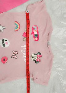 Very Cute N Beautiful Mickey Top With Leggings