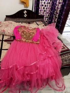Beautiful Pink Lahanga for Girls