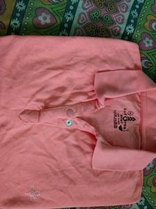 peach Polo T-Shirt