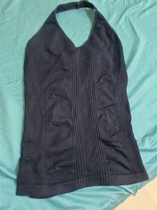 Athletic Halter Neck Tank Top