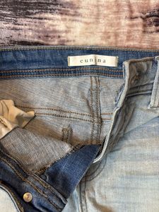 Distressed Denim Shorts