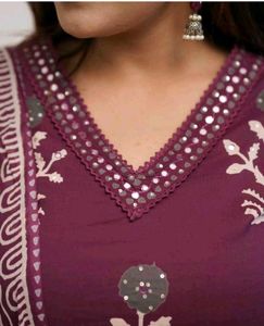 Kurta , Plazzo &amp; Dupatta Set M Size