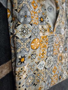 Patterned Mufti Polo Shirt