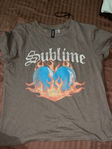 Sublime Heart Flame Graphic T-Shirt