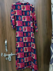 Beautiful Leaf Print Open Shrug