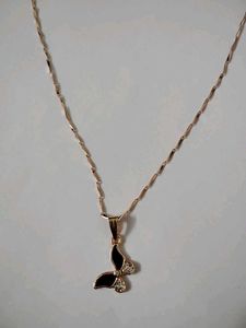 213.Butterfly Pendant Necklace
