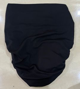 Off shoulder black corset top