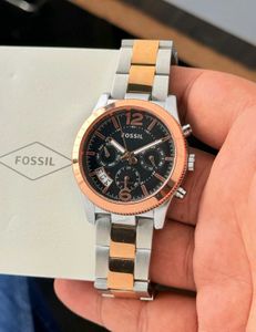 Fossil Chronograph Watch - Two-Tone