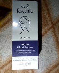 Foxtale Retinol Night Serum