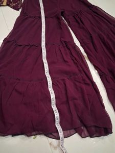 Elegant Maroon Kurta Set with Dupatta