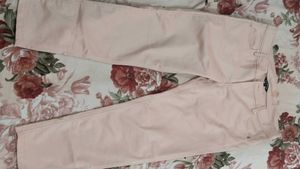 Light Pink Slim Fit Pants