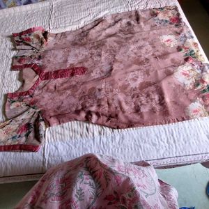 Elegant Floral Print Kurta