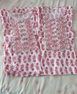 2 set of Beautiful Embroidered Kurta with pants