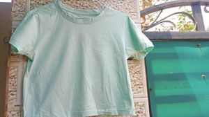 Light Green Basic T-Shirt