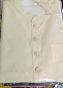 Men's Cream Kurta