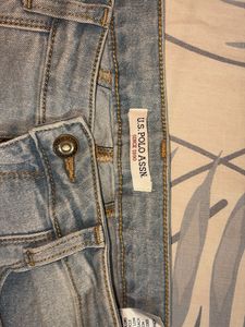 Light Wash Flared Jeans