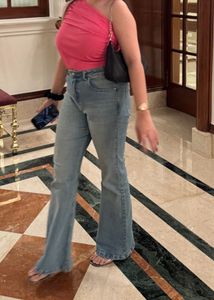 Light Wash bootcut Denim Jeans