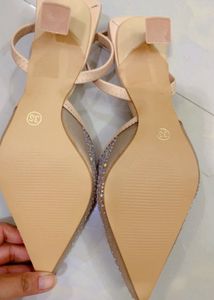 Sparkly Pointed Toe Heels