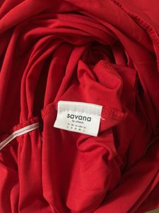 Stunning Red Ruffled Bodycon Dress