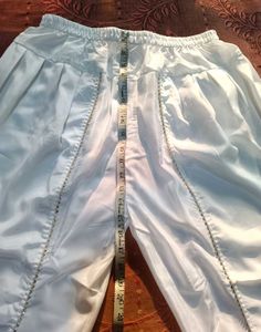 ✨'White Tulip Pant' with 'Subtle Gold Trim'✨