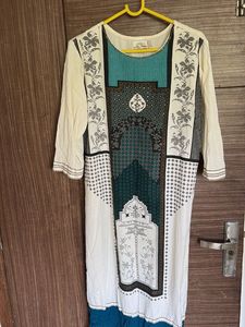 Designer Kurta with Intricate Print