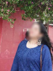 Elegant Blue handwork chikankari Kurta for Women