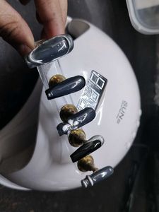 Grey Press-On Nails