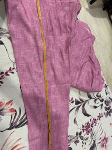 Men's Pink Button-Up Shirt &amp; Pant