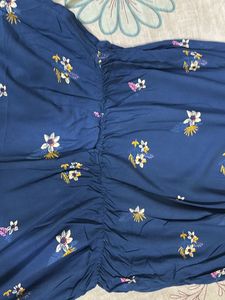 Blue Floral Romper