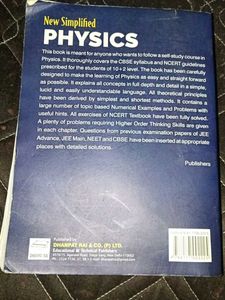 New Simplified Physics Vol II Class 12