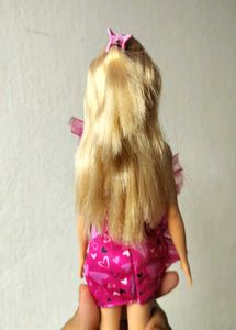 Barbie Doll with Pink Heart Dress