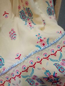 Embroidered Yellow Kurta