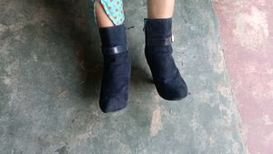 Black Suede Ankle Boots