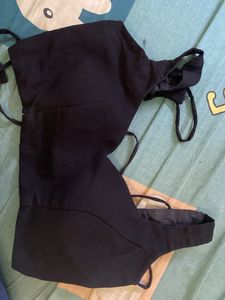 Stylish Black Dori back Blouse 34 b