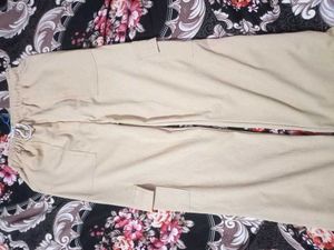 Beige Cargo Pants