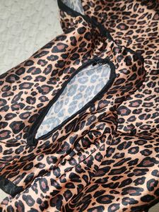 Leopard Print V-Neck Top
