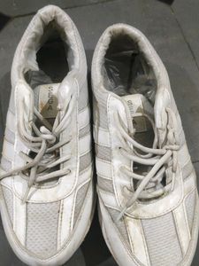 Branded White Sports Shoes For Mens