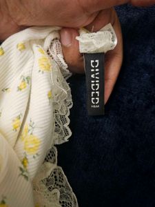 pintersty Floral Cami Top with Lace Trim - h&amp;m