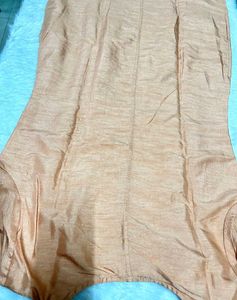 Embroidered Peach Kurta Set with Dupatta