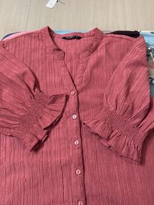Semi formal Stylish Crinkle Texture Top