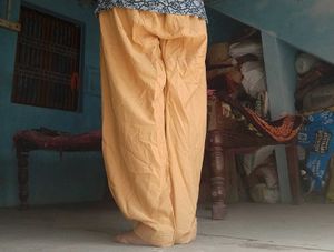 Stylish Yellow Patiala Pants