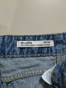 Wide Leg Cargo Jeans