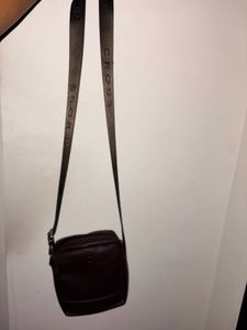 Brown Leather Crossbody Bag