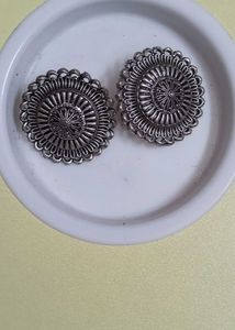Oxidized Silver earrings combo