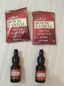👸🏼Santoor Royal Sandal Face Serum and pack
