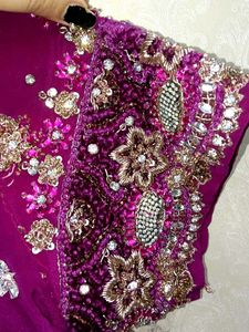 Embellished Magenta Kurta