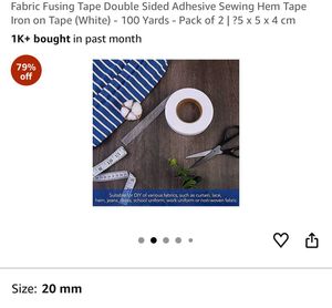 Adhesive Sewing Hem TapeIron on Tape
